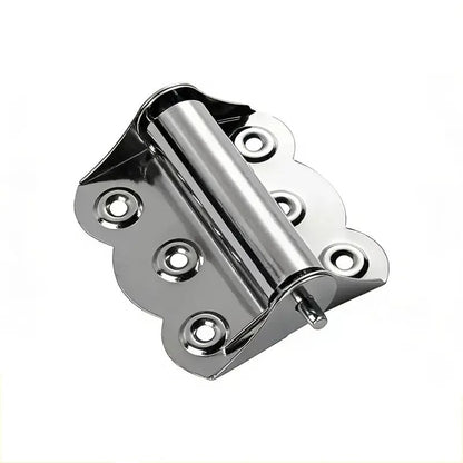 4 bisagras de resorte de acero inoxidable, cierre automático, para puertas mosquiteras, 2.4 x 3 pulgadas, para interiores, exteriores y uso comercial