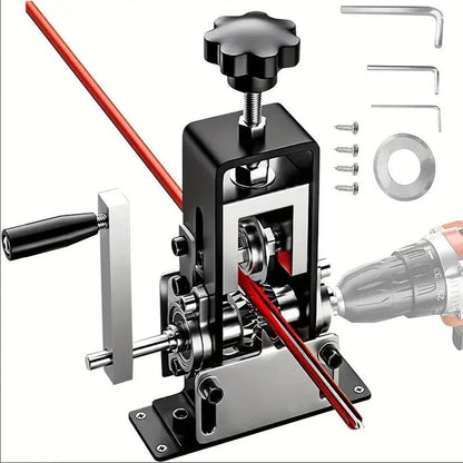 Manual & Electric Operable Wire Stripping Machine, Quick-Change Blade Wire Stripper, Heavy-Duty Specialty Metal Hand Tool for Scrap Cable Stripping & Cutting DIY Tools