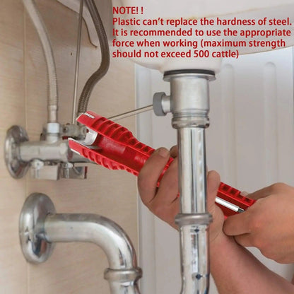 Multifunctional Faucet Ratchet Wrench Set, Sink Faucet Installer and Pipe Extractor Tool for Kitchen and Bathroom Plumbing