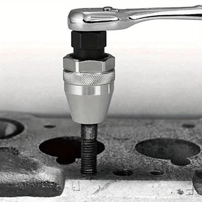 6-13mm Broken Bolt Extractor Set - Metal Damaged Stud Remover Tool for Impact Wrench and Ratchet, Non-Electric Manual Operation