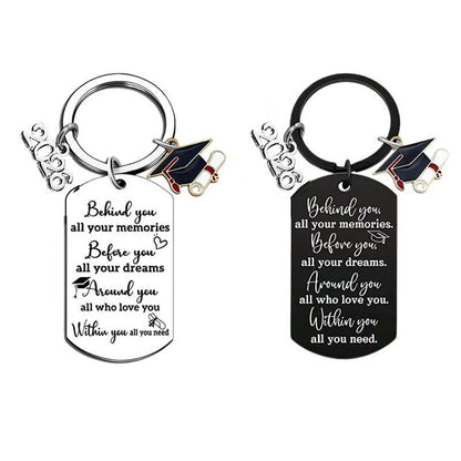 2026 Inspirational Graduation Keychain Gift