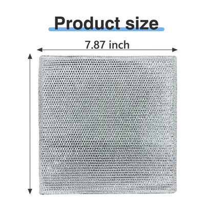 Paquete de 10 paños de alambre multiusos que no rayan, estropajos metálicos para lavar platos, trapos de limpieza de 2 capas para limpieza en seco y húmedo, utensilios de cocina
