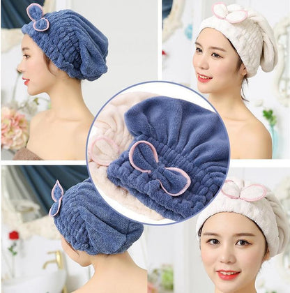 Juego de 3 toallas turbante de microfibra para el cabello, extrasuaves y ultraabsorbentes, gorros de secado rápido para cabello mojado, envoltorio tipo turbante para mujer, ligero y brillante SpringStatements