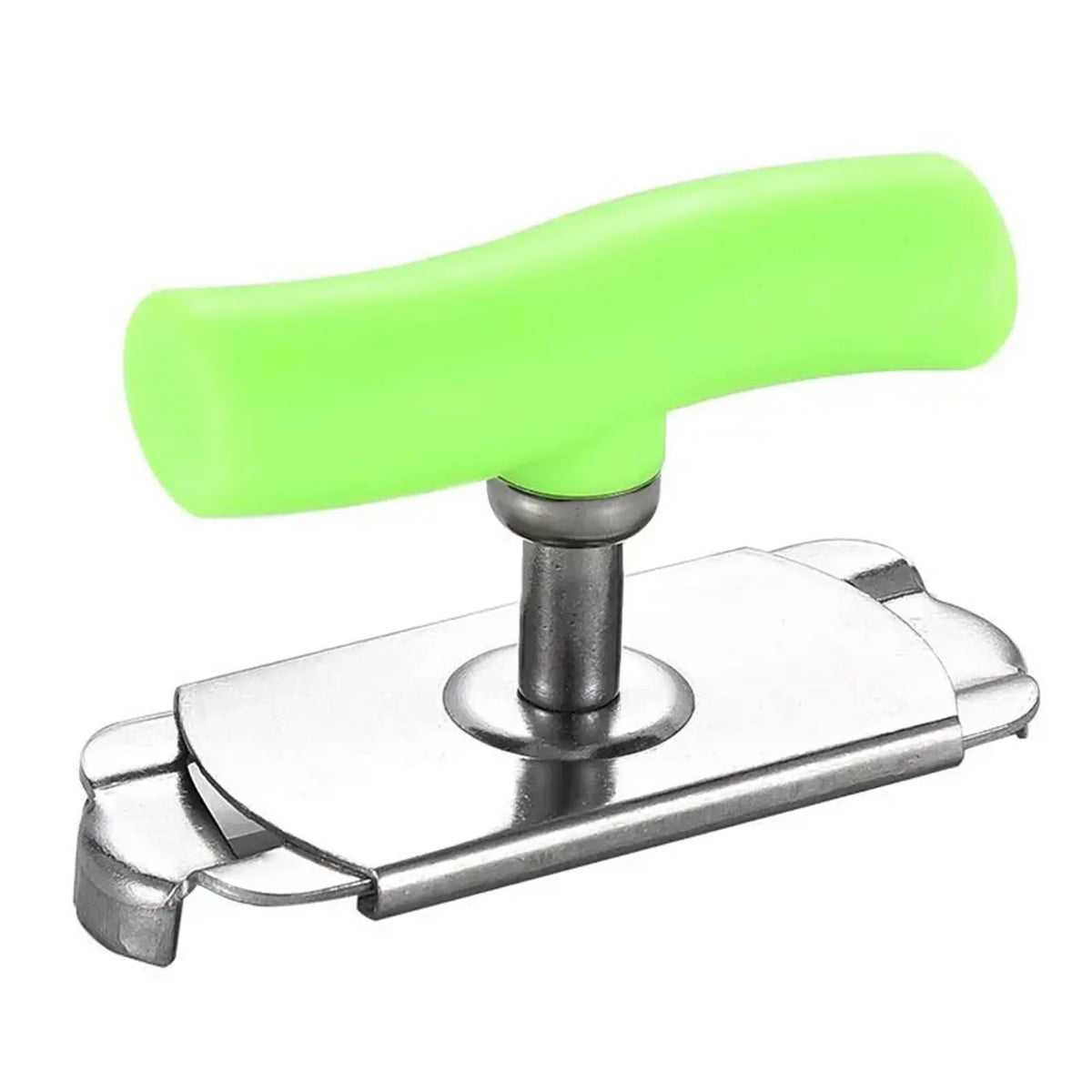 Kit de 2 abridores de tarros blanco y verde – Abridor de tapas de acero inoxidable para manos con artritis, funciona en latas pequeñas y medianas