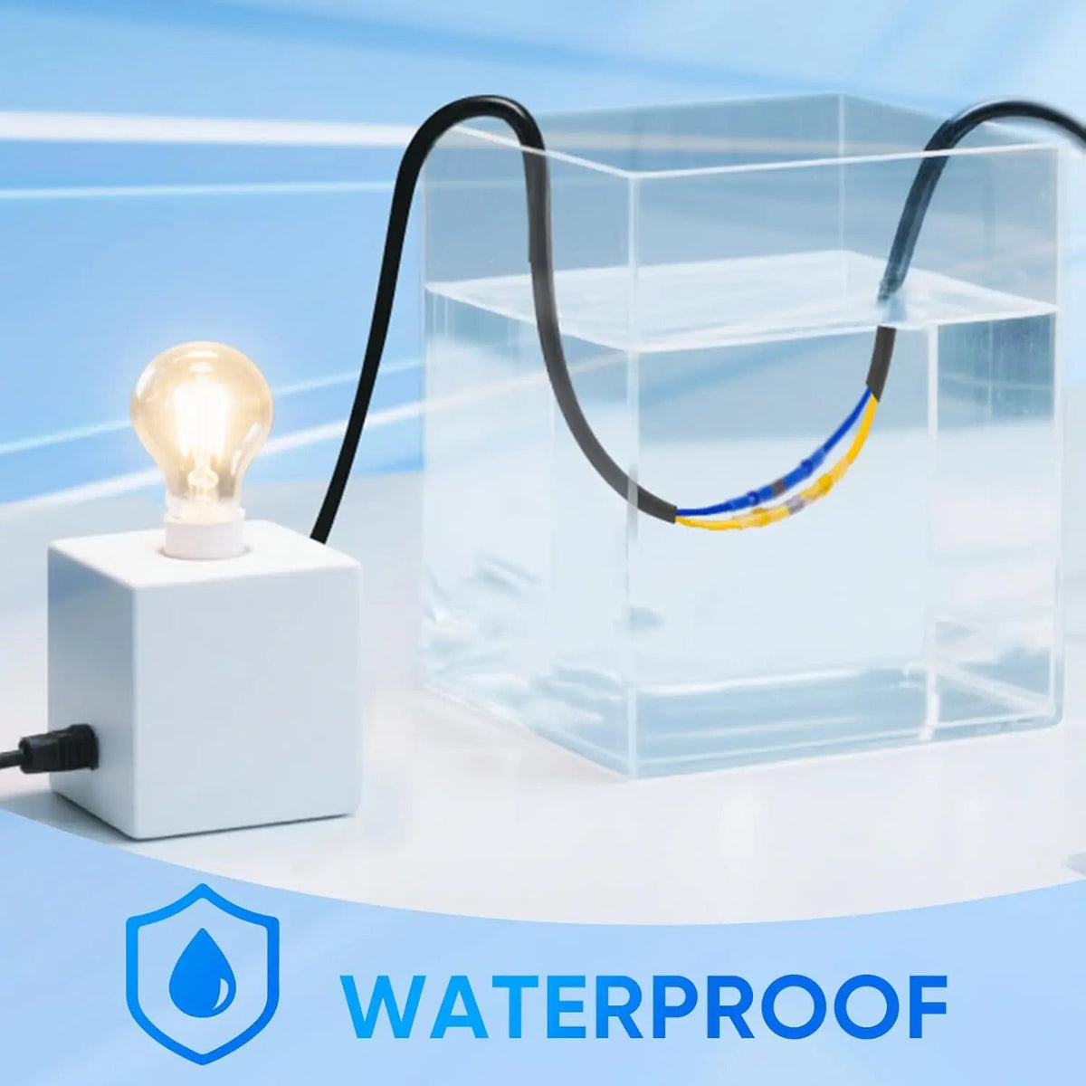 Paquete a granel de 300 conectores de cables termorretráctiles con soldadura: terminales de empalme impermeables con soldadura automática, adhesivo y resistencia a la abrasión para aplicaciones marinas y automotrices