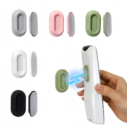 Paquete de 5 soportes magnéticos para control remoto – Soporte de pared magnético de silicona mejorado para controles de TV, ventilador y aire acondicionado – Soporte de pared para control remoto autoadhesivo, sin taladrar
