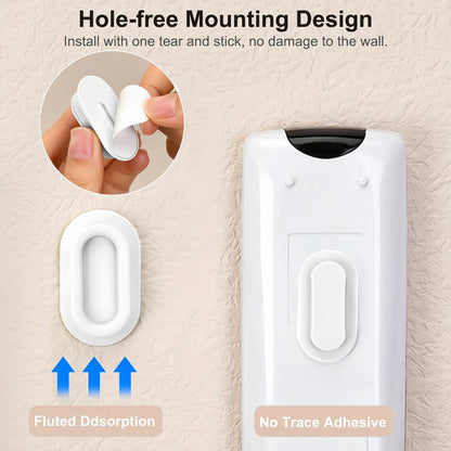 Paquete de 5 soportes magnéticos para control remoto – Soporte de pared magnético de silicona mejorado para controles de TV, ventilador y aire acondicionado – Soporte de pared para control remoto autoadhesivo, sin taladrar