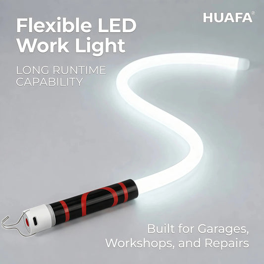 Bendable LED Flashlight Stick – 29" Flexible Rechargeable LED Work Light, High Lumen Hands-Free Inspection Light for Car Repair, Under Hood, Garage, Mechanic, DIY, Camping & Emergency Roadside