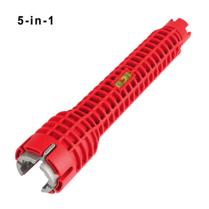 Multifunctional Faucet Ratchet Wrench Set, Sink Faucet Installer and Pipe Extractor Tool for Kitchen and Bathroom Plumbing